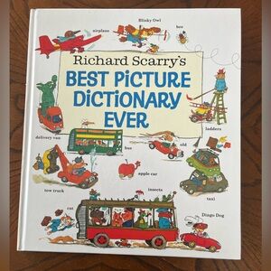 Richard Scarry kids book | Best Picture Dictionary Ever Book